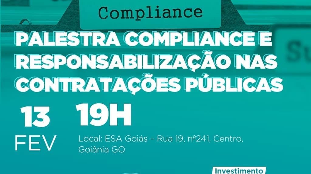 Palestra Compliance e Responsabilização nas Contratações Públicas