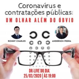 Contratações públicas e Coronavírus: um olhar além do óbvio | Live